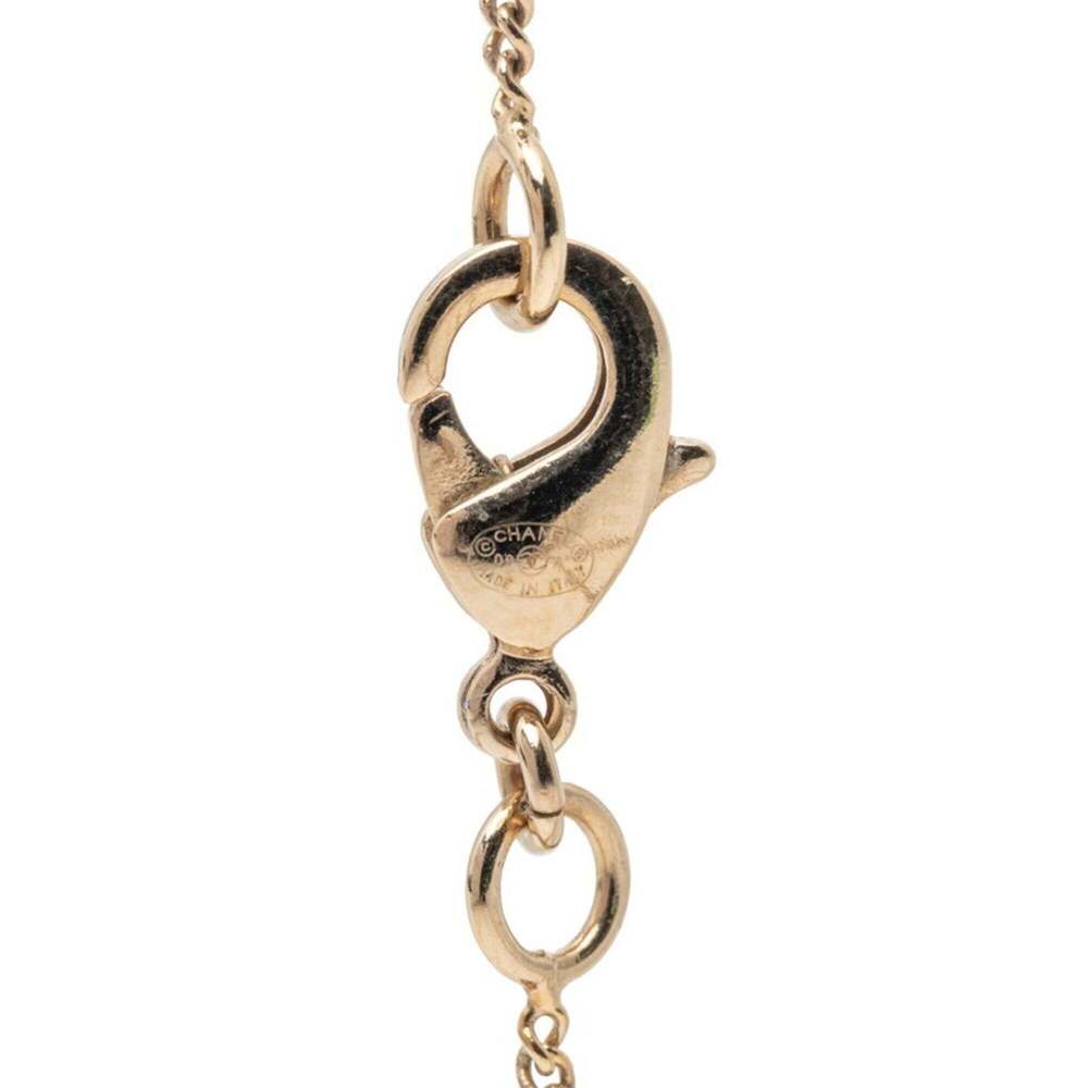 CHANEL Gold Logo Necklace - Picture 4 of 5
